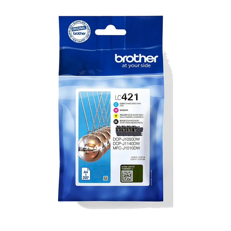 Brother LC-421 set zwart en kleur