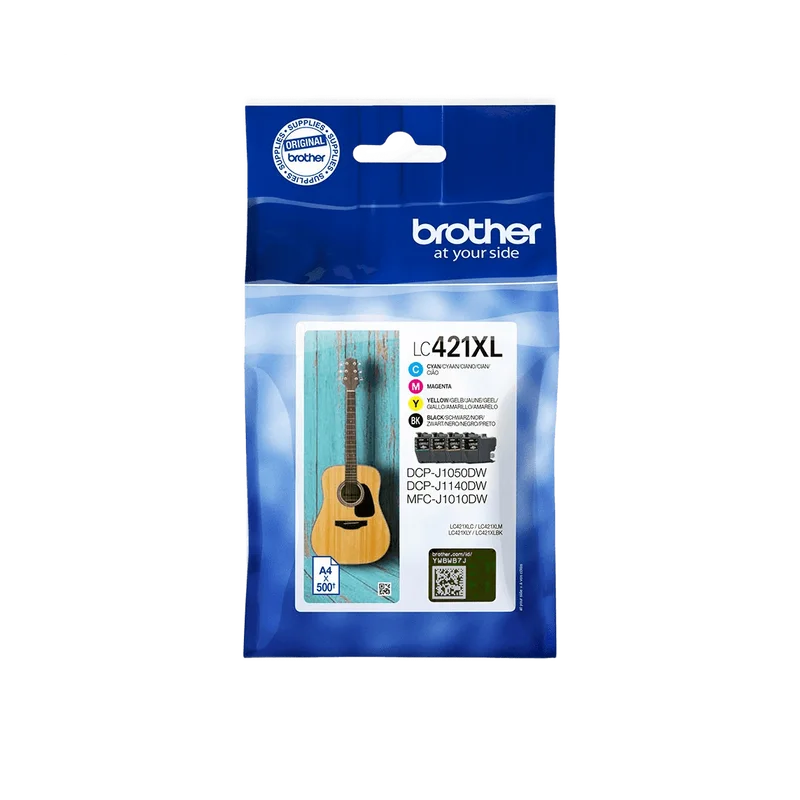 Brother LC-421XL set zwart en kleur