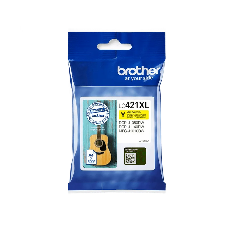 Brother LC-421XLY geel
