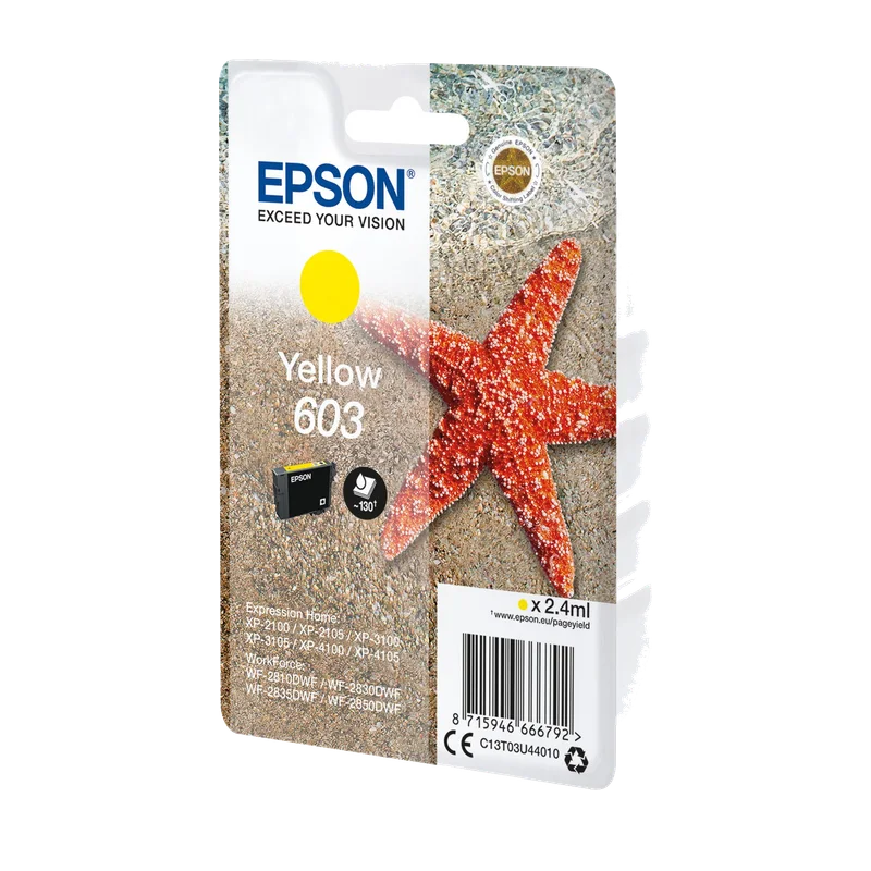 Epson 603 geel (T03U4)