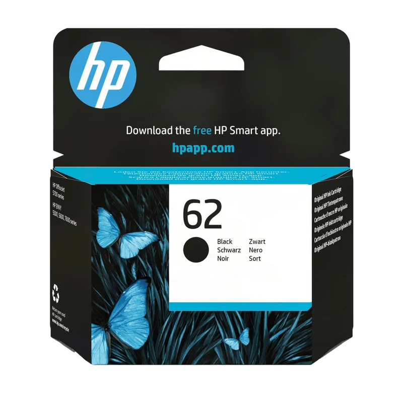 HP 62 zwart (C2P04AE)